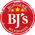 bjs fast food burger restaurant laganas zante logo
